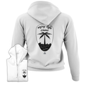 Enjoy life crew, Unisex – Organic Zipper