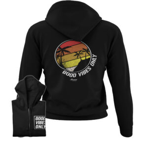 Good vibes only, Unisex – Organic Zipper